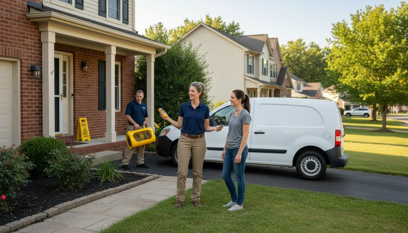 Water restoration image for Water Damage & Restoration Services in Rio Frio, TX